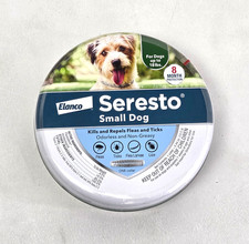 Seresto Flea and Tick Collar 8 Months Protection for SMALL Dogs - 18lbs Sealed