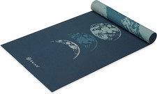Gaiam Yoga Mat - Premium Print Reversible Extra Thick Non Slip Exercise & Fitnes