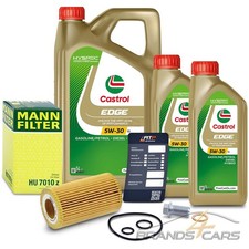 MANN-FILTER ÖLFILTER+7L CASTROL EDGE 5W-30 LL FÜR MERCEDES CLS C218 250