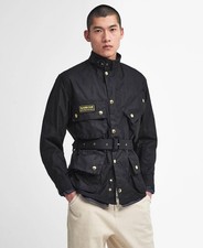 Mens Barbour International Original Waxed jacket 34in Chest RRP £299