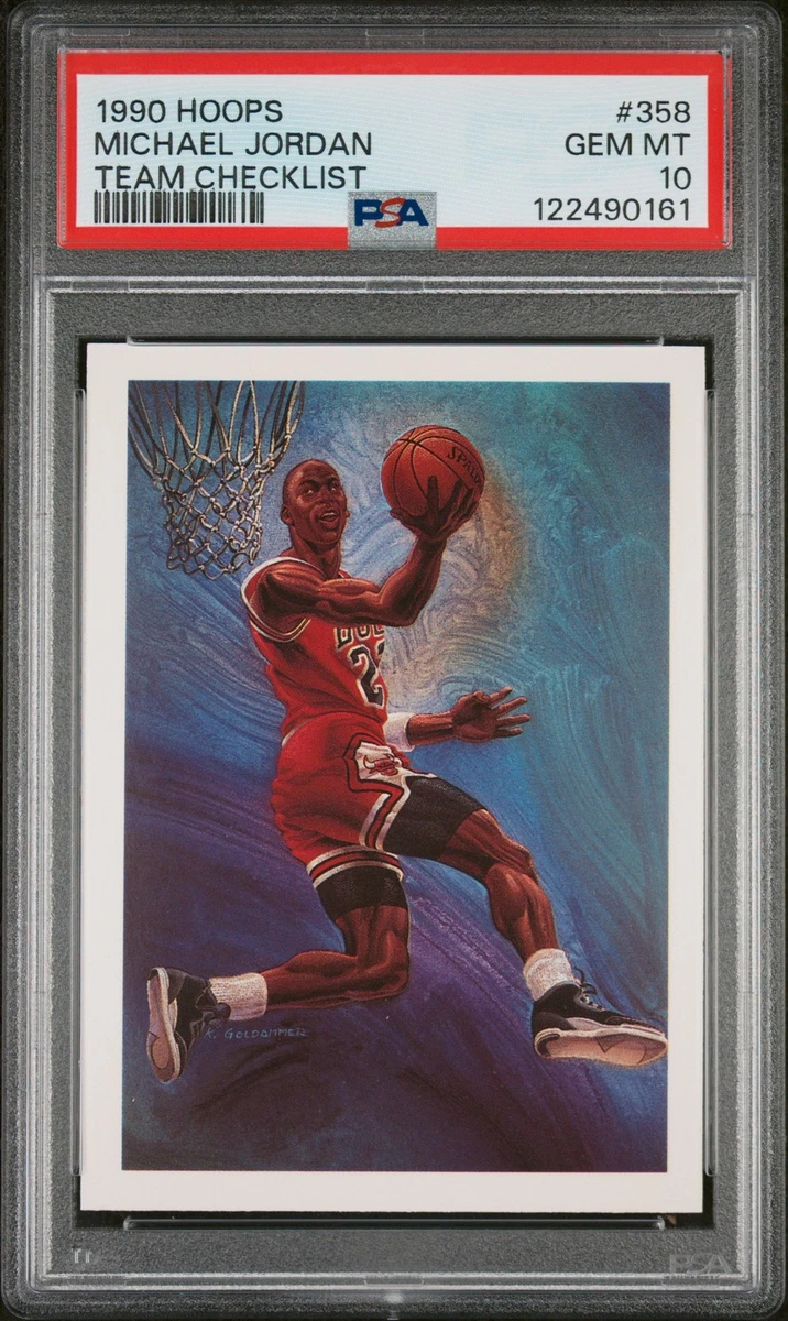 Michael Jordan Basketball Grade 10 1990-91 Season Sports Trading