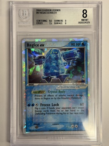 Regice ex graded BGS 8 for sale on eBay
