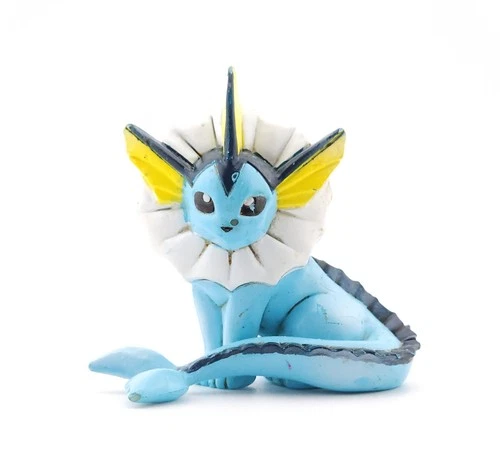 Vintage POKEMON Tomy VAPOREON Authentic CGTSJ 1990s Toy Mini Figure Collectible