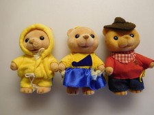 3- VINTAGE RUSS BERRIE BEARS