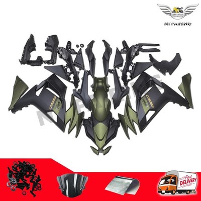 MSE Injection Green Black ABS Fairing Fit for Kawasaki Ninja 650 2020-2025 c029