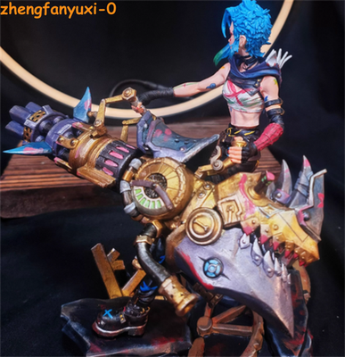 18CM Arcane League of Legends LOL Jinx Statue PVC Figure Model