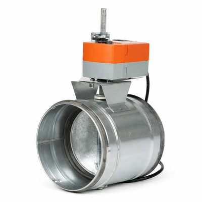 Absperrklappe mit Belimo TF230 Ø 80 mm Federrücklauf