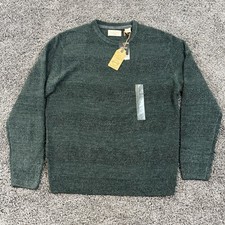 Weatherproof Vintage Men's Soft Touch Sweater F94082ME Evergreen Large NWT