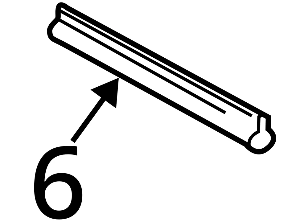 1995-2000 PONTIAC CHEVROLET SUNFIRE CAVALIER WEATHERSTRIP F/TOP CTR RL 12362940 - Image 4 of 4