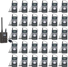 EXMAX EXG-108 Live FM Radio Broadcast System for Church Parking Lot 1T30R Gray 