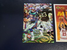 Drew Bledsoe Ted Hendricks 1995 Collector's Edge Time Warp Prisms NO PRINT RUN