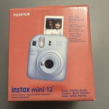 Fujifilm Instax Mini 12 Instant Camera, Pastel Blue Brand New