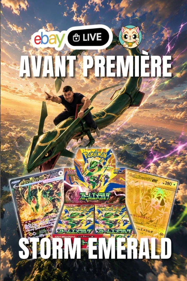 QUI SORTIRA LE PREMIER RAYQUAZA ALT ( AP m6 ) EN DIRECT DU JAPON ! 1e PDD!!