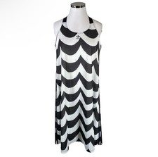 adidas X marimekko New Size XS Tank Midi Dress in Black and White Loose Fit