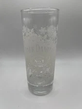 Jack Daniels Seasonal Snowflake Etched #7 Highball Glass