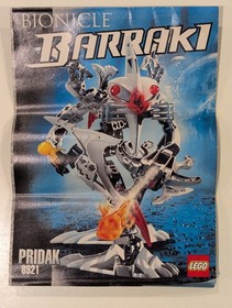 LEGO Bionicle 8921 Barraki Pridak, All Parts with Instructions, 2 Green Squids