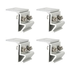 Roof Fold Clamp Aluminum 1/4 inch for Standing Seam Solar Panel Bracket