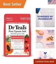 Dr Teal's Epsom Salt Magnesium Soak, Limited Edition Hawaiian Bliss, 3lbs