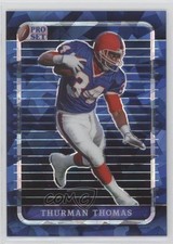 2023 Leaf Pro Set Metal Blue Crystals 1/7 Thurman Thomas #40 HOF 1c8n