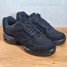 Very Fine Dance Shoes Men's 7 Women's 8.5 Black Dance Sneakers Salsa Ballroom