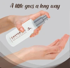 HerStyler Castor Oil Hair Growth Serum - Shine & Protect with Vitamin E 2fl oz