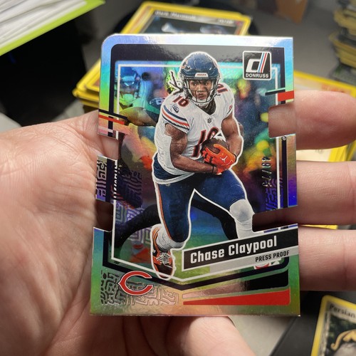 Panini Donruss 2023 plata troquelada a prueba de prensa/75 Chase Claypool #46 osos - Imagen 3 de 3