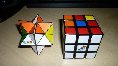 Rubik's Markenwürfel 3 x 3 Classic Cube + Rubik's Star Puzzle