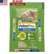 Natural Non-Clumping Cat Litter Pine Pellets Odor Control Lightweight Dust-Free