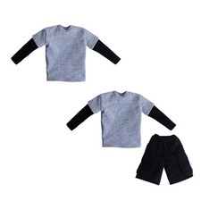 1/6 figura maschile vestiti a maniche lunghe per figure d'azione da 12