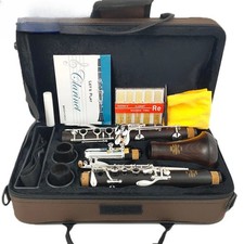 MORESKY Clarinet Bb Wood Ebony Silver Plated 17 Keys Grenadilla Sib Klarnet M601