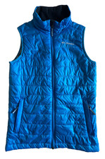 Columbia Omni-Heat Vest Youth M 10/12 Blue Puffer Thermal Outdoor Layer Gorpcore