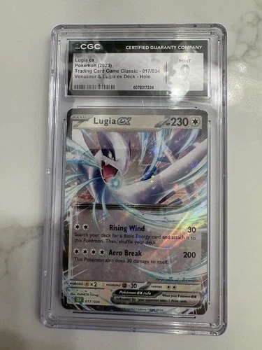 2023 Pokemon TCG Classic Collection Venusaur Deck Holo Lugia ex #17 CGC 9 MINT