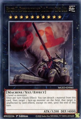 3x Number 81: Superdreadnought Rail Cannon Super Dora Rare MGED NM