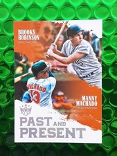 2018 Panini Diamond Kings Past and Present #PP4 - Brooks Robinson/Manny Machado