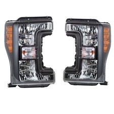 Pair Headlights For 2017-2019 Ford F-250 F-350 F-450 F-550 Super Duty Head Lamps