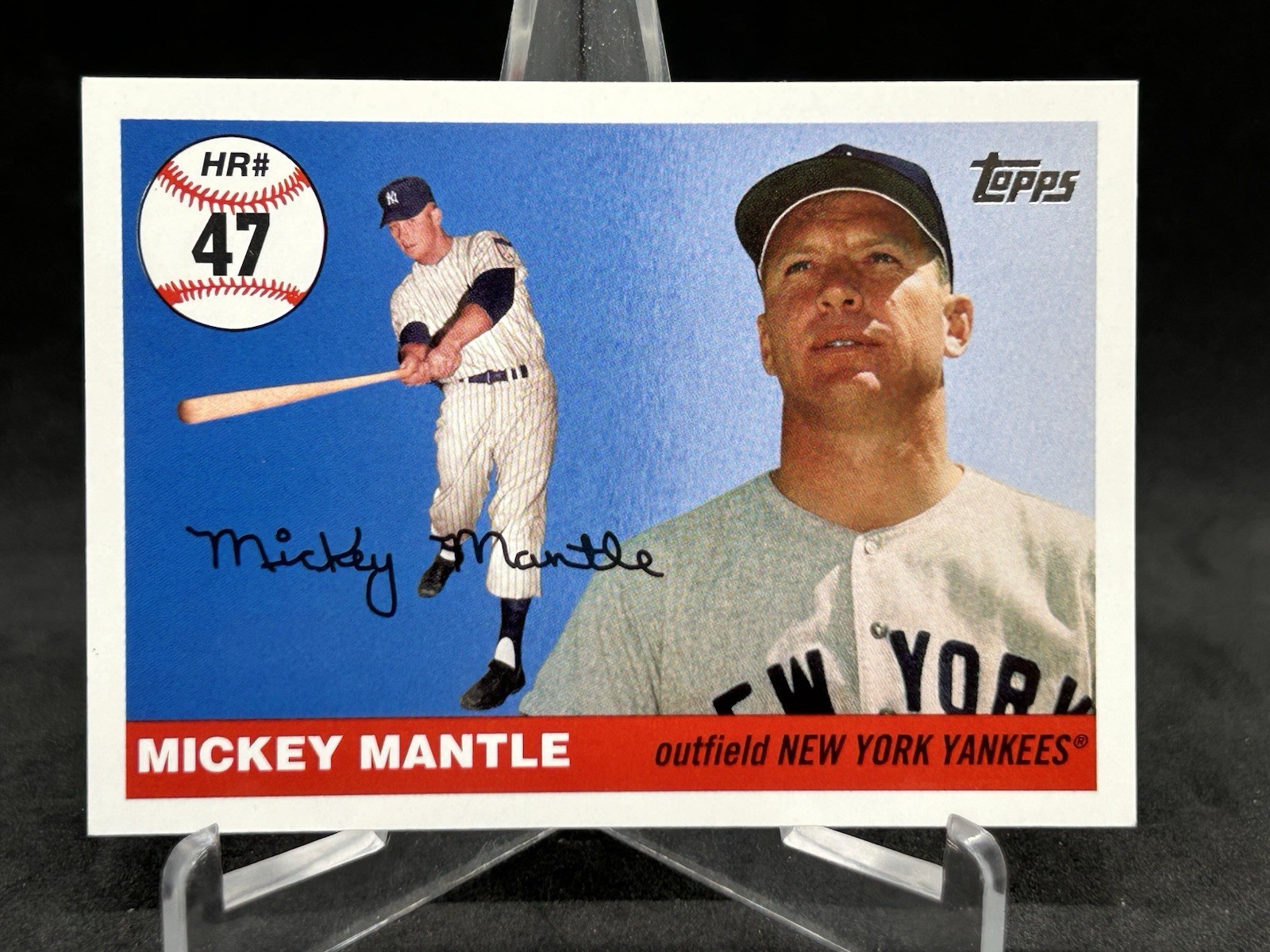 2006 Topps Multi-Year Issue Mickey Mantle Home Run History #MHR47 Free Shipping