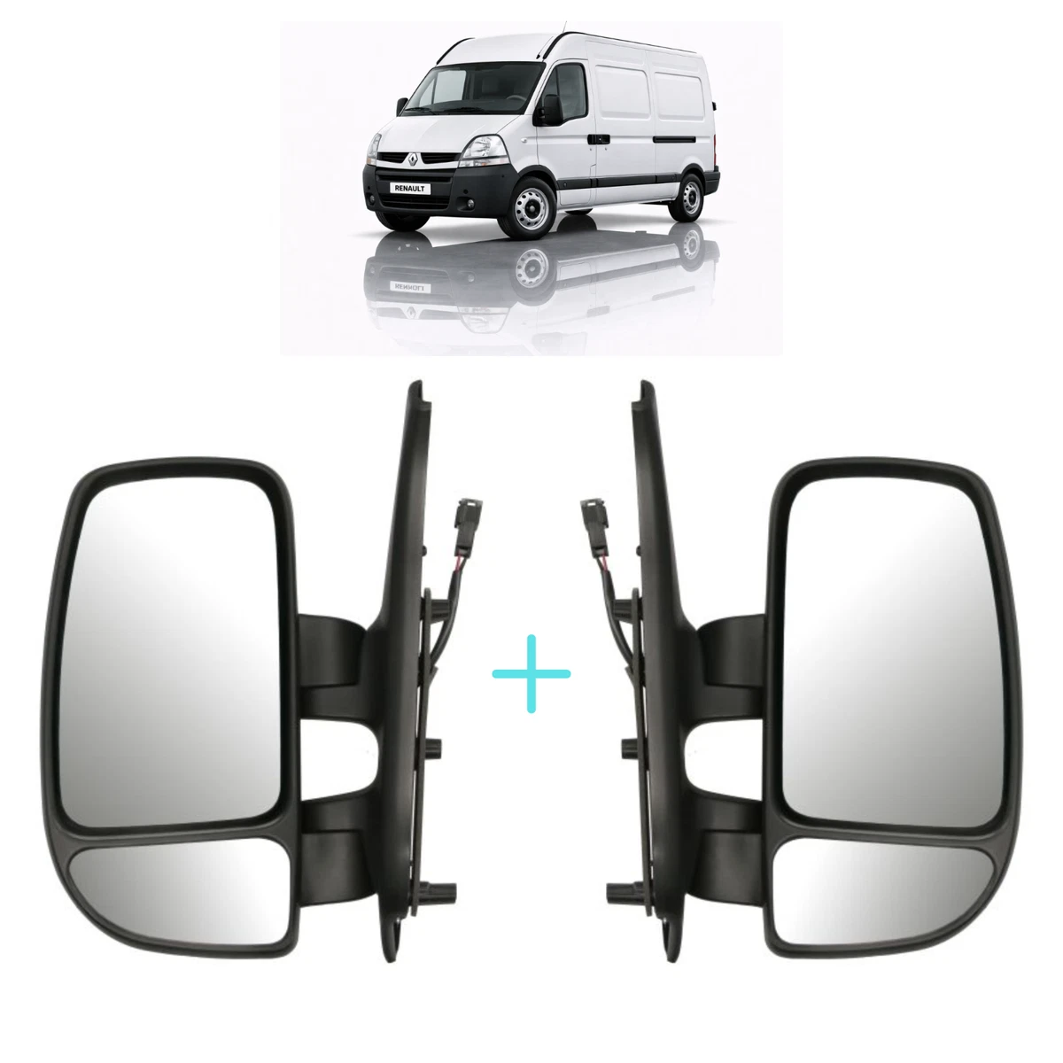 Rétroviseur Complet Avant Droit Renault Master 2 II - 7700352184 - Neuf Origine