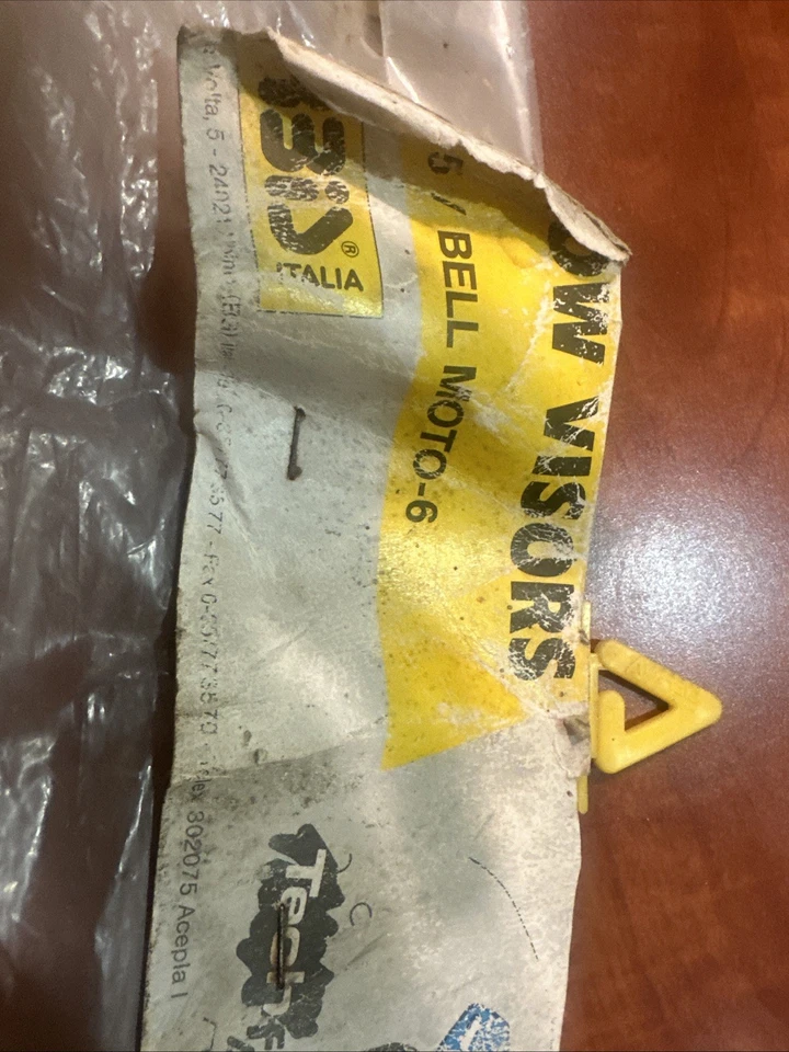 Acerbis Art 03-33 Tech Flow Visor NOS Bell Moto-5 Moto-6 Motocross Helmet Visor - Image 2 of 4