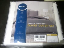 Nestl Beige Duvet Cover Set King Size 104" x 90" NWT