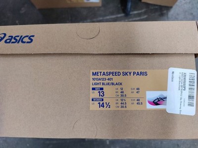 ASICS Metaspeed Sky Paris Light Blue 1013A123-401 Size 13