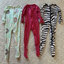 Kickee Pants Bamboo 9-12 Month Footie Pajamas. Set Of 3