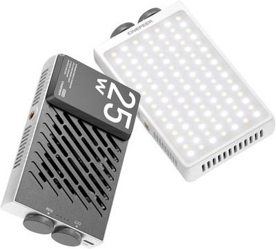 Zhiyun CINEPEER CM25 25W LED-Videoleuchte Taschengröße 2700-6200K on Camera 232g