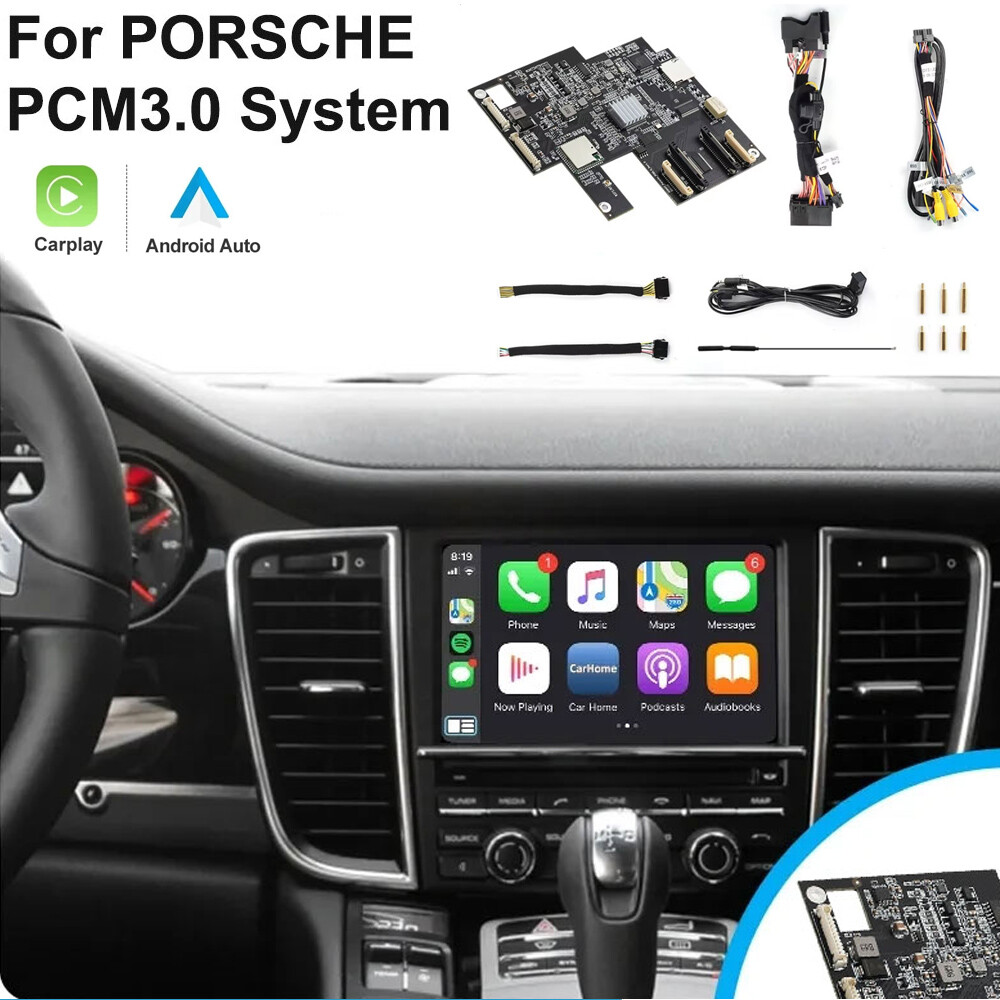 Wireless CarPlay Android Auto Adapter for 2007-2009 Porsche Cayenne PCM3.0