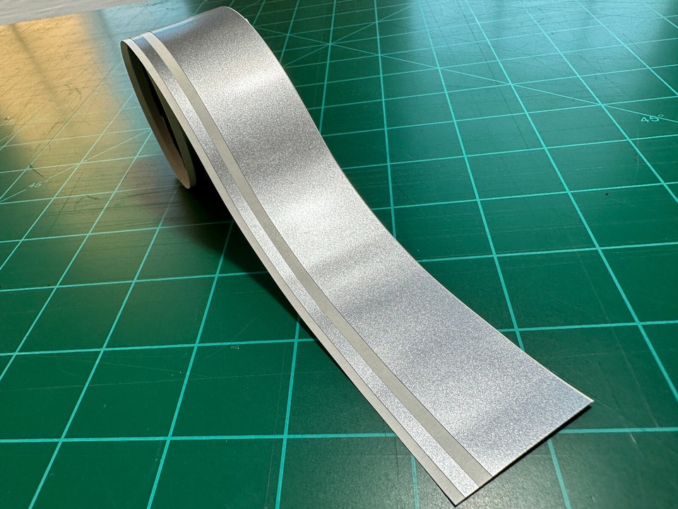 3x72 Inch Glossy Black Vinyl Racing Stripes Decals - Universal Fit For Vehicles 9 thumbnail image