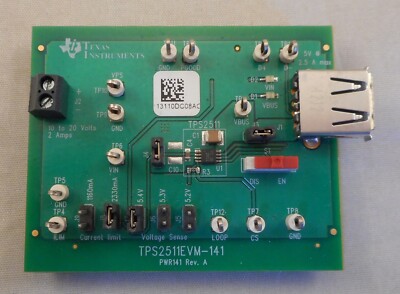 Texas Instruments TPS2511EVM-141 Evaluation Module
