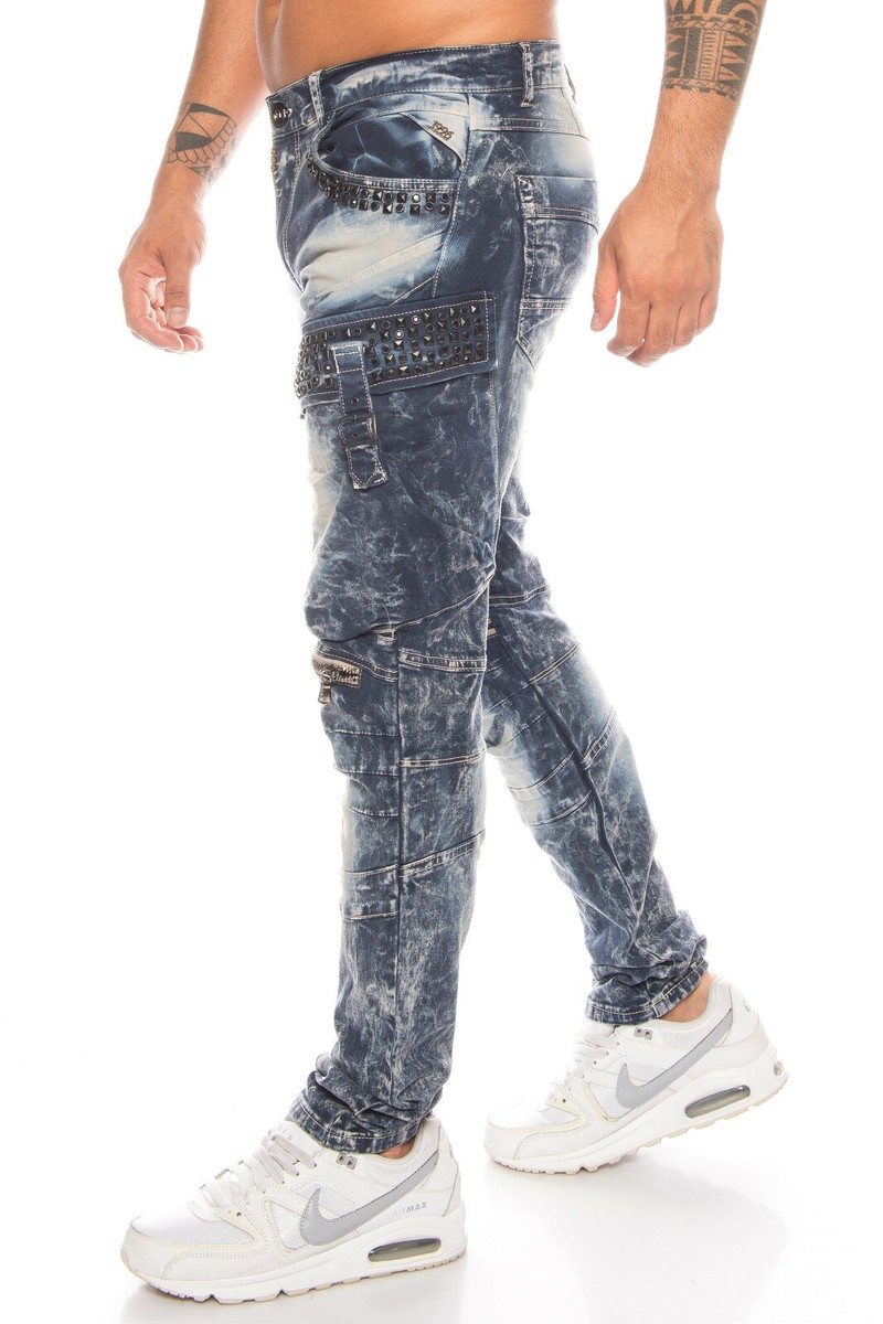 Cipo & Baxx Jeans Da Uomo In Denim, Taglio Dritto, Slim Fit - Foto 3