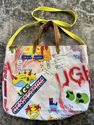UGG An Audacious Idea Spring/Summer 2020 Tote Canvas Bag Sales Meeting Alien New