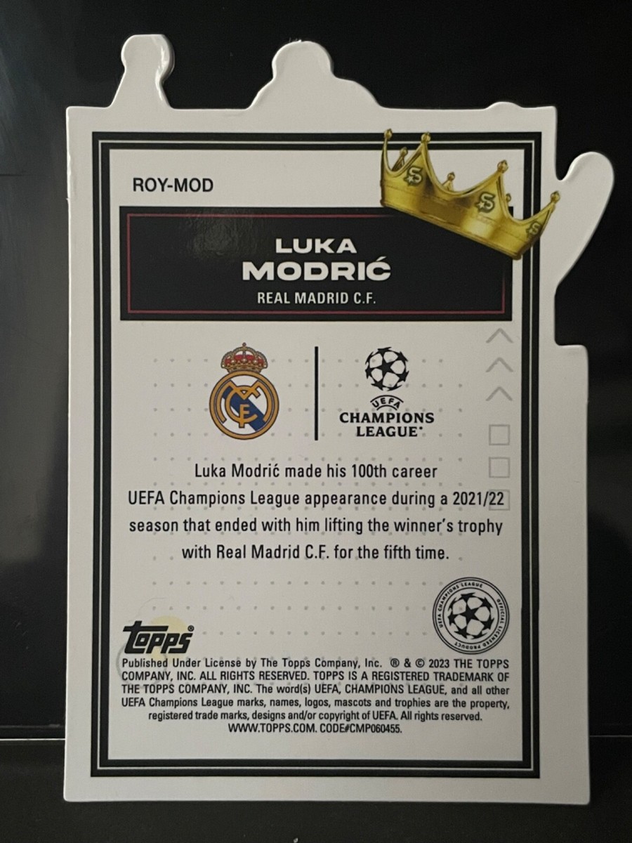 その他 PANINI crown royale LUKA MODRIC auto Luka Modric ROY-MOD Crown Soccer Card Real Madrid Topps