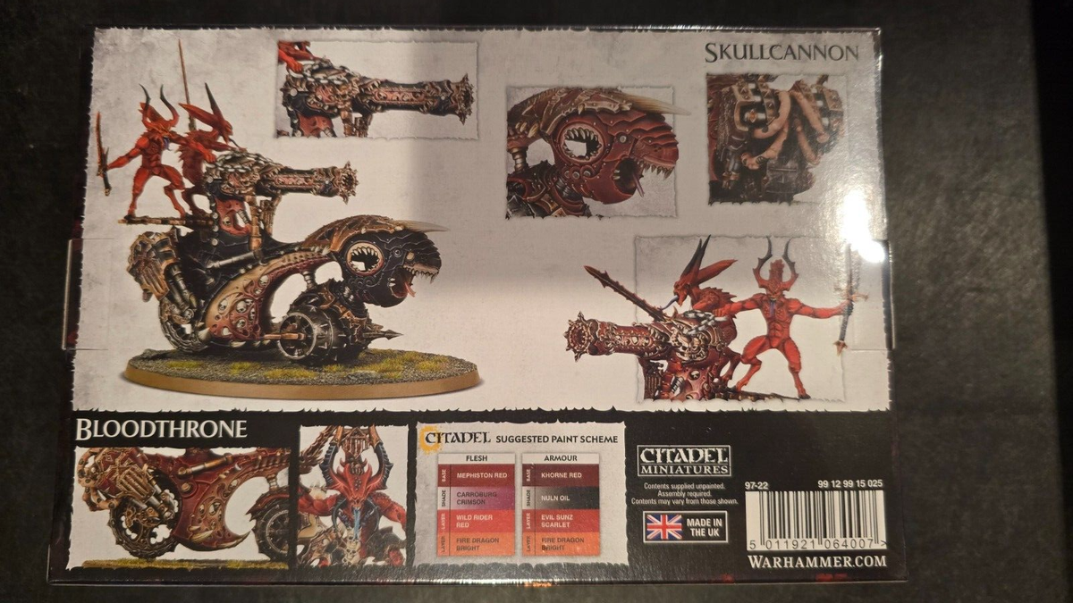 Rendmaster on Bloodthrone Skull Cannon Chaos Daemons Warhammer 40K