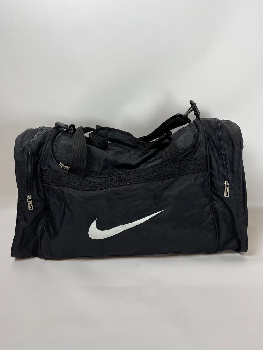 Nike Vintage 90s triple swoosh black big bag luggage | eBay Nike Vintage 90s triple swoosh black big bag luggage | eBay